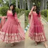 Sr 1617 Faux Georgette Printed Wedding Wear Readymade Suits Wholesale Market In Surat